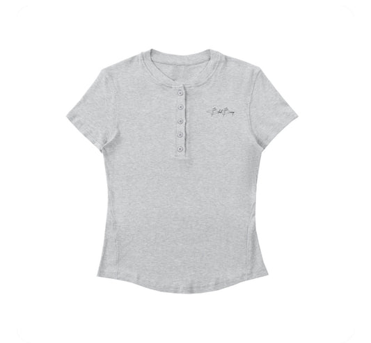 quarter button shirt