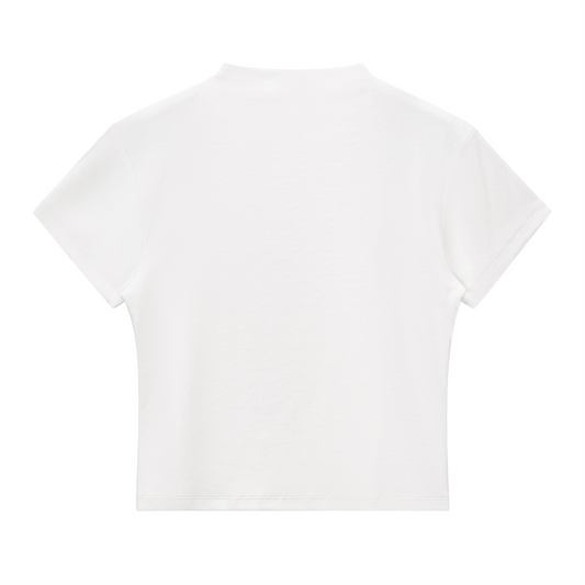 Slim Fit Mock Neck T-Shirt