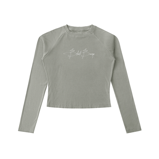 Dyed Washed Long Sleeve T-Shirt